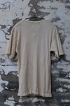 ARCHIVIO J.M.Ribot 24 Autumn and Winter Oblique Button Round Neck T-shirt AJM-TS08/TK/OLD-0 Off-white